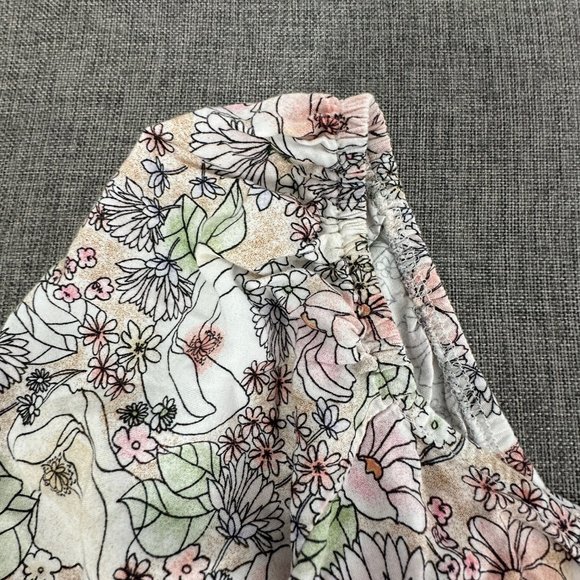 Arizona Jean Boho Dress Floral long Sleeve Small Off The Shoulder Ruffled/Pleate - Picture 4 of 13